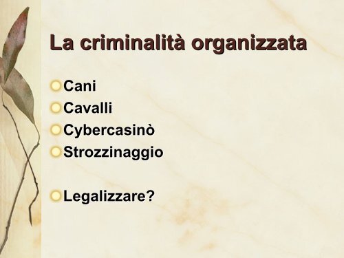 droga e criminalita - ASL Varese