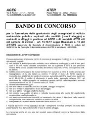 BANDO DI CONCORSO - Agec