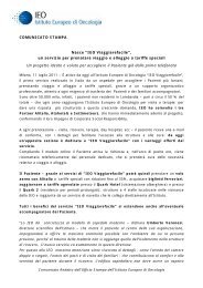 IEOViaggiarefacile_Comunicato Stampa IEO_20110708
