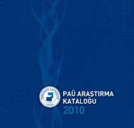 Bilimsel Araştırma Projeleri Kataloğu - Prof.Dr.Fazıl Necdet Ardıç ...