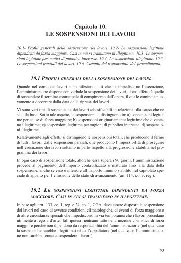 LE SOSPENSIONI DEI LAVORI - Studio Petrillo