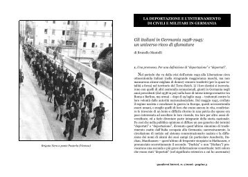 Gli italiani in Germania 1938-1945: un universo ricco di sfumature