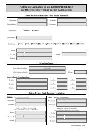 Anmeldung zur Oberstufe am WJG (pdf) - Werner-Jaeger-Gymnasium