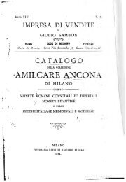 Catalogo delle monete romane consolari ed imperiali, monete ...