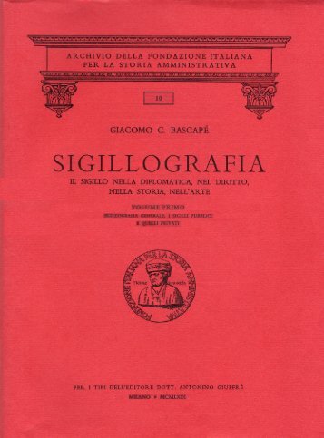 Frontespizio, Presentazione di Carlo Guido Mor, Premessa ...