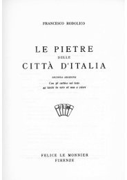 le pietre - UniFI - Dipartimento di Costruzioni e Restauro - Università ...