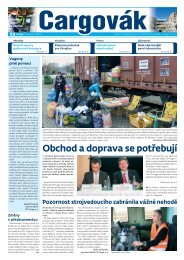 Obchod a doprava se potřebují - ČD Cargo, as