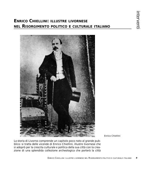 p.9 Enrico Chiellini - Comune di Livorno