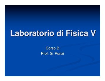 Lezione X.ppt.pdf - Dipartimento di Fisica