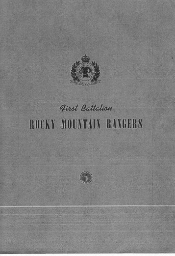 The Rocky Mountain Rangers WW2 - Nominal Role - Alberta ...