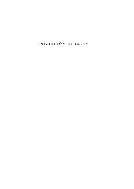 Iniciación al Islam (Hashim Cabrera) - Webislam