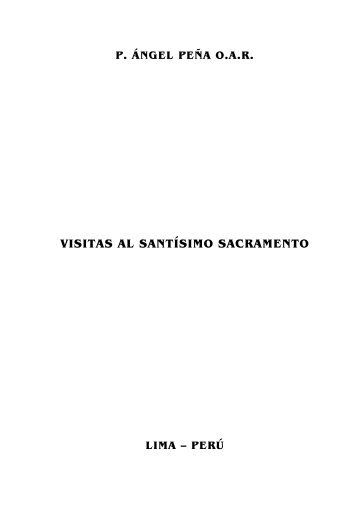 VISITAS AL SANTÍSIMO SACRAMENTO - Dios te llama