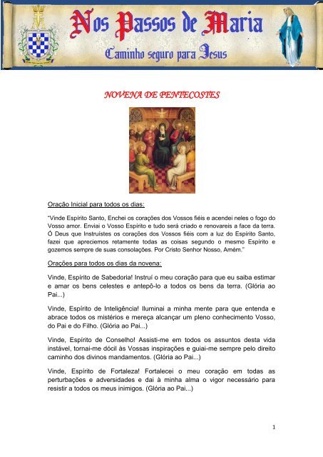 Novena de Pentecostes.pdf - Nos Passos de Maria