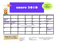 Calendario De Actividades 2010 - horeb7.com.mx