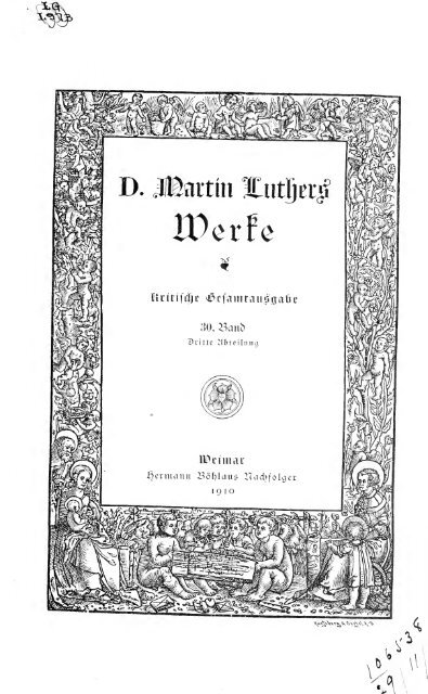 Schriften 1529/32 - Maarten Luther