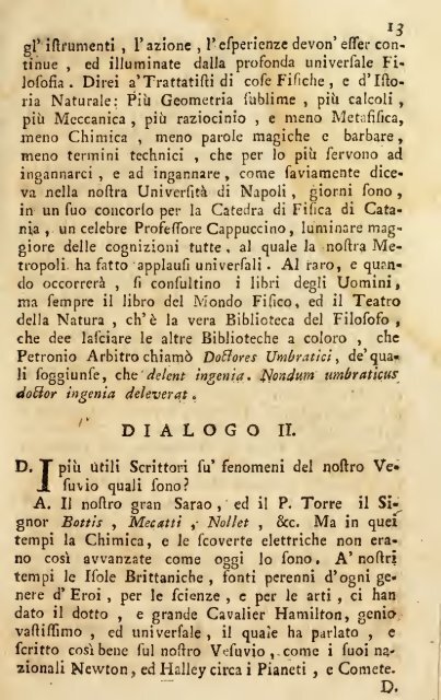 Sette dialoghi sul Vesuvio in occasione dell'eruzione della sera del ...