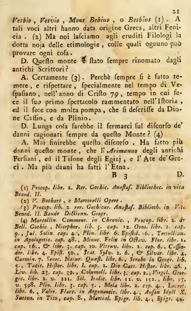 Sette dialoghi sul Vesuvio in occasione dell'eruzione della sera del ...