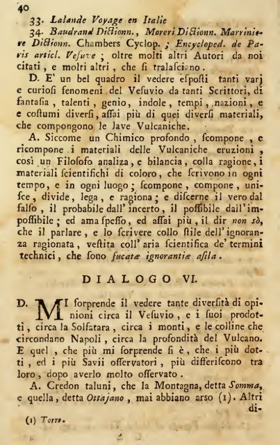 Sette dialoghi sul Vesuvio in occasione dell'eruzione della sera del ...