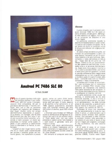 Amstrad PC7486 SLC80 - digiTANTO.it