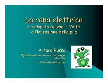 La rana elettrica - Lfns.It