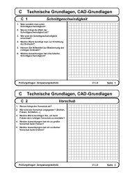 C Technische Grundlagen, CAD-Grundlagen