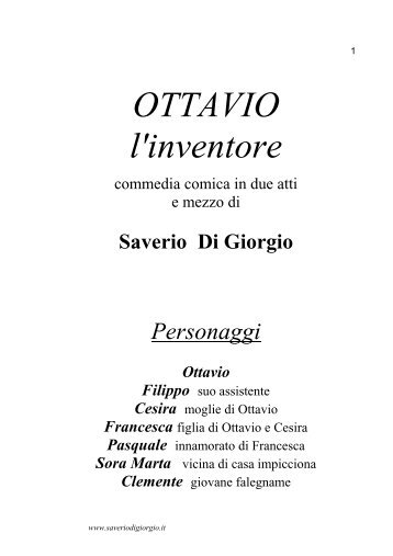 Ottavio l'inventore - Saverio Di Giorgio