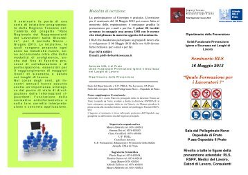 16 maggio 2013 - Azienda Usl 4 di Prato