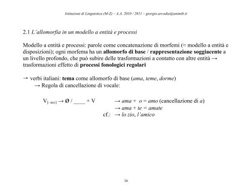 morfema - Dipartimento di Scienze Umane per la Formazione