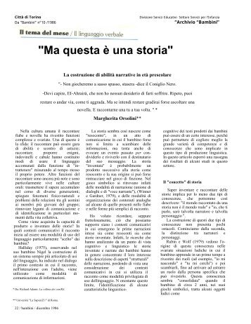 Ma questa è una storia - Città di Torino