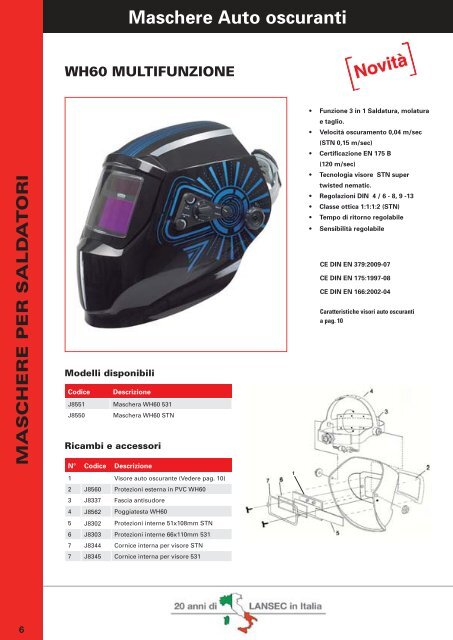 CATALOGO GENERALE SICUREZZA 2012 - Lansec Italia