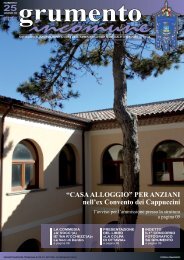 “CASA ALLOGGIO” PER ANZIANI nell'ex Convento dei Cappuccini