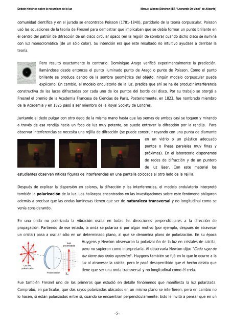 Teoría ondulatoria de la luz