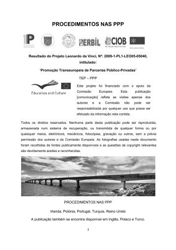 PROCEDIMENTOS NAS PPP - Centrum PPP