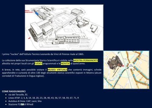 Il primo “nucleo” dell'Istituto Tecnico Leonardo da Vinci di Firenze ...