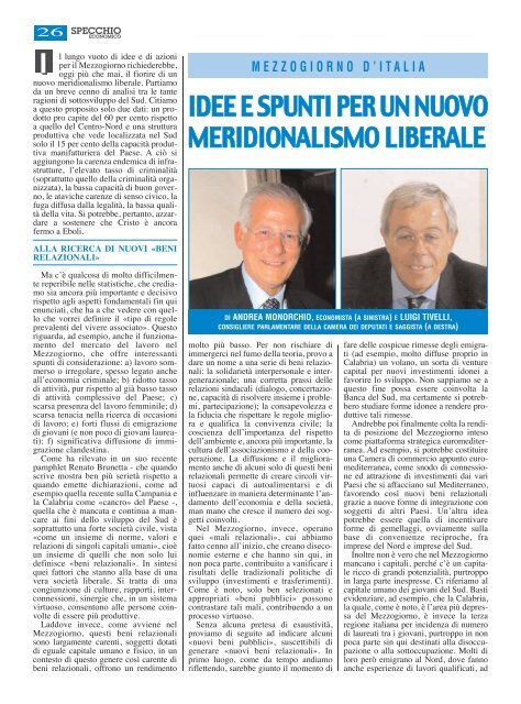 Scarica il PDF - Specchio Economico