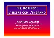 Il doping: vincere con l'inganno (.pdf) - Cardiosport.it