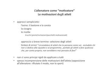 2) Motivazione 1 e Autodeterminazione - Psicologia-uniroma4.it