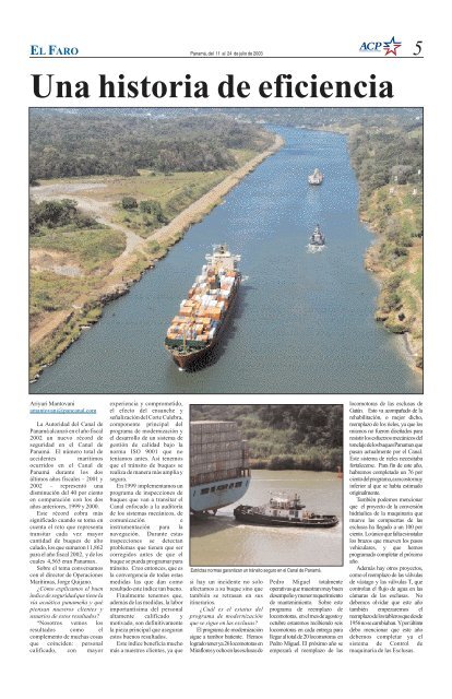 EL FARO - Canal de Panamá