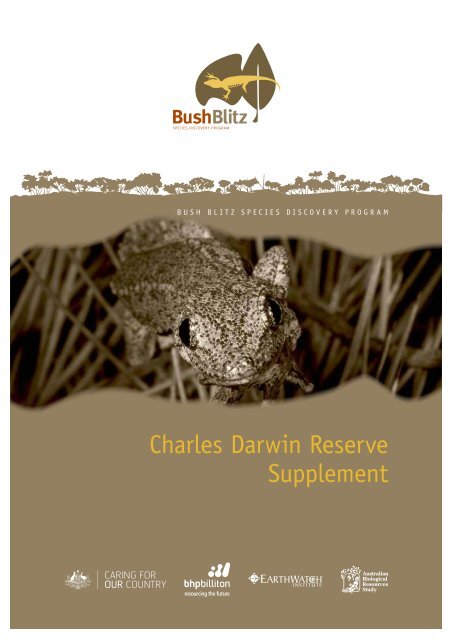 Charles Darwin Reserve Supplement - BushBlitz