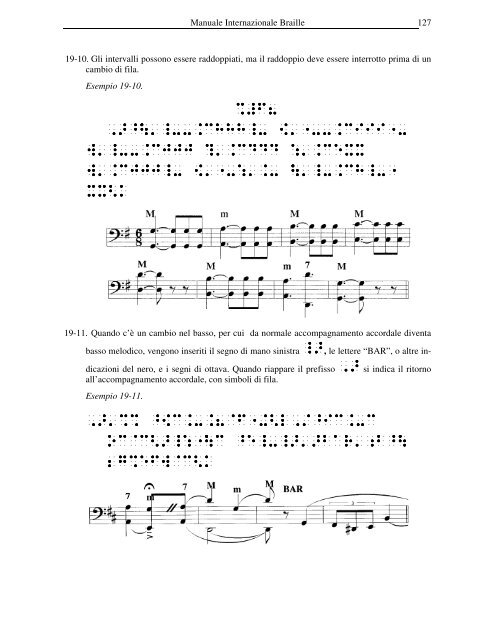nuovo manuale internazionale di notazione musicale braille