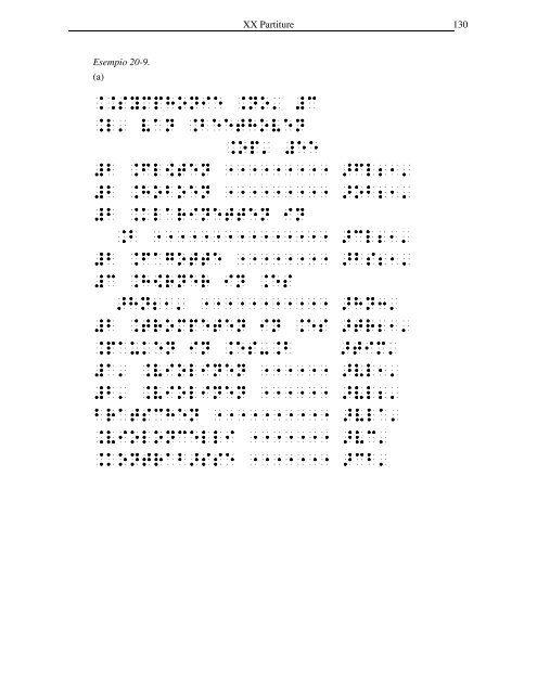 nuovo manuale internazionale di notazione musicale braille