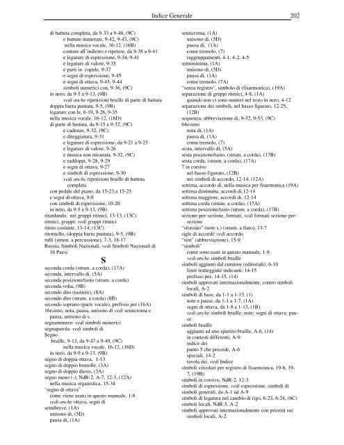 nuovo manuale internazionale di notazione musicale braille