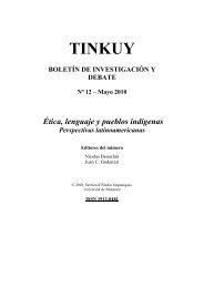 TINKUY - Département de littératures et de langues modernes ...