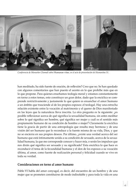 A cuarenta años de la Encíclica Humanae vitae - Humanitas