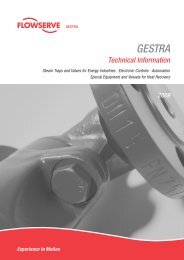 Gestra Products Technical - Control And Power