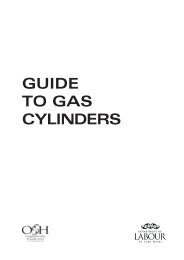 Guide to Gas Cylinders - Health and Safety - Department of Labour