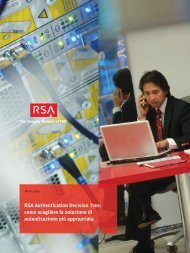 RSA Authentication Decision Tree: come scegliere la soluzione di ...