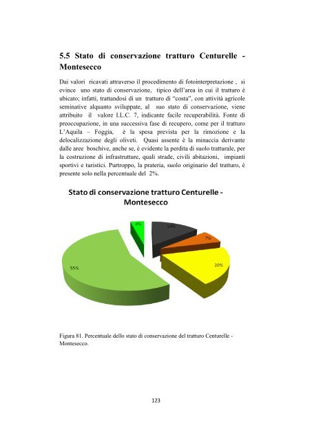 la rete dei tratturi in molise: analisi dello stato di conservazione e ...