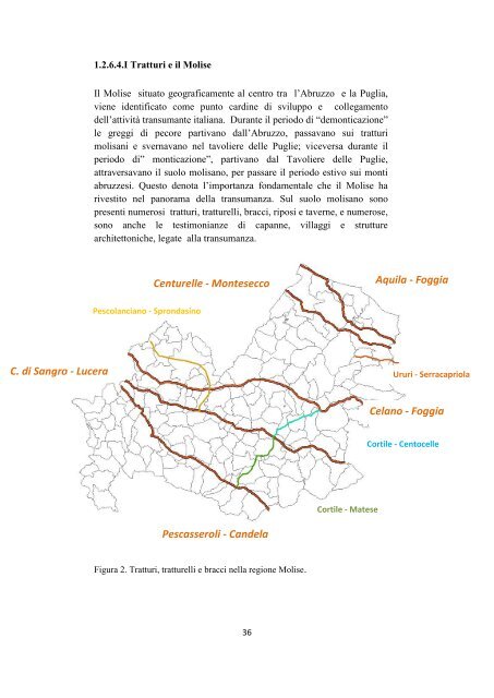 la rete dei tratturi in molise: analisi dello stato di conservazione e ...