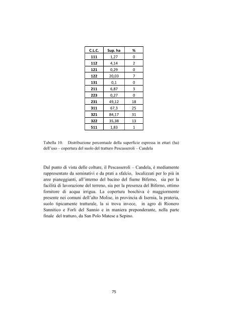 la rete dei tratturi in molise: analisi dello stato di conservazione e ...